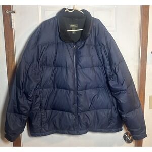 Eddie Bauer Premium Goose Down Jacket Tall XXXL Dark Blue 700 Fill – Men's